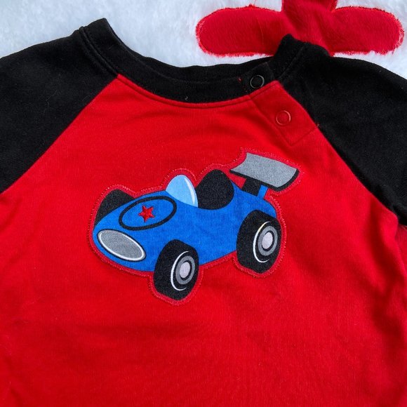 Garanimals Baby Boy 6-12 Month Onesie Bodysuit Red - Picture 4 of 5